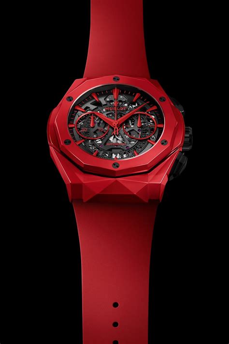 reloj hublot rojo